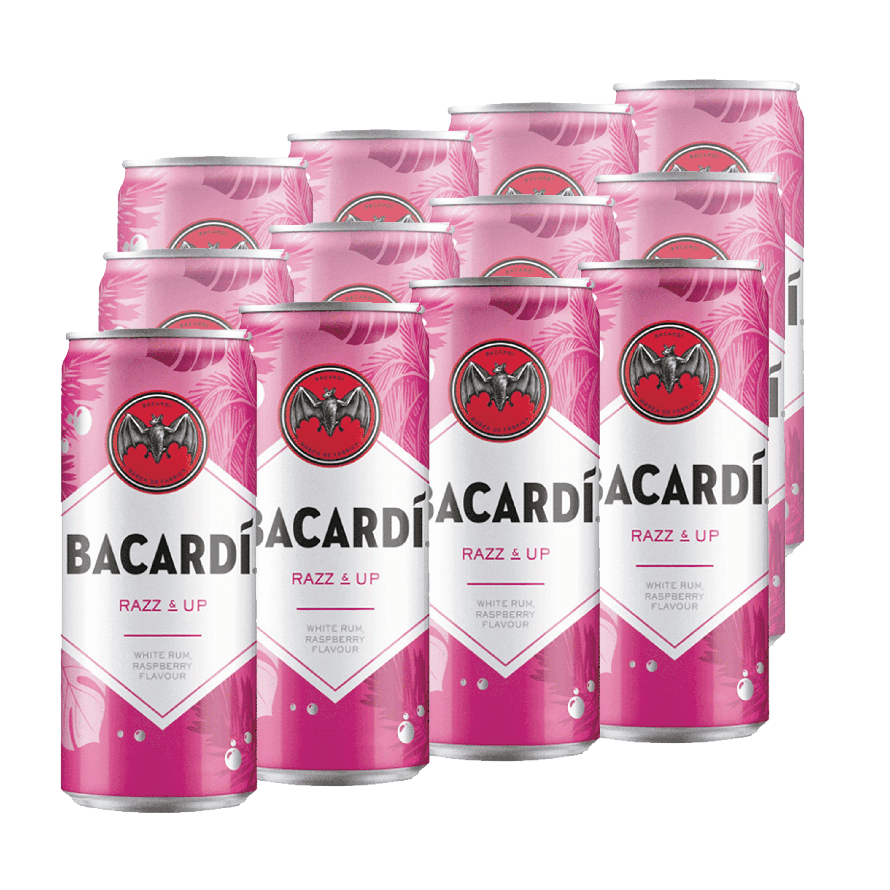 Bacardi Razz and up