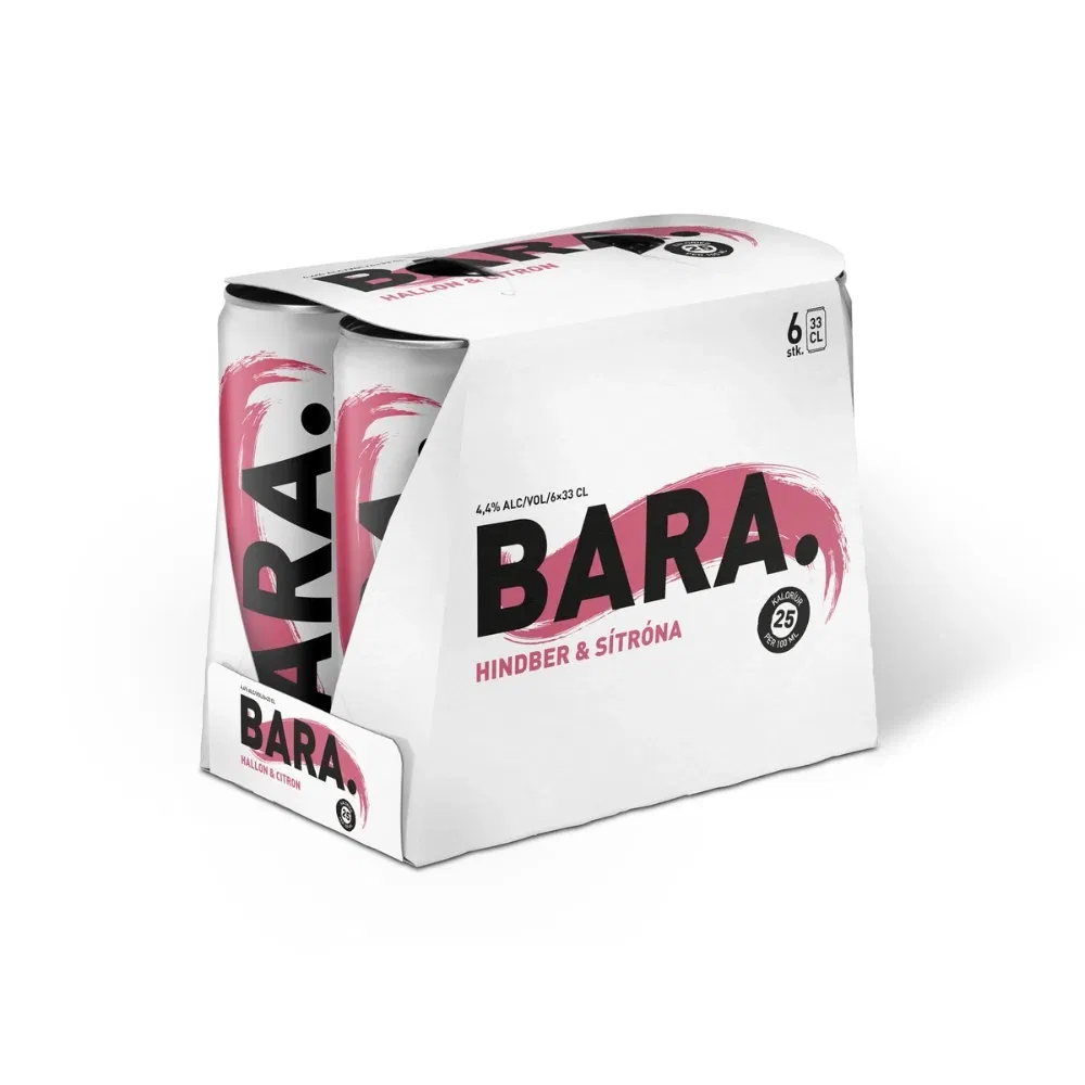 BARA hindber og sítróna