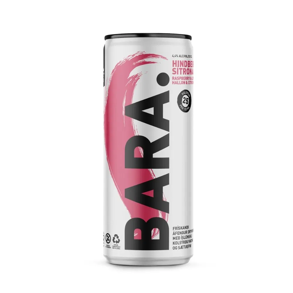 BARA hindber og sítróna