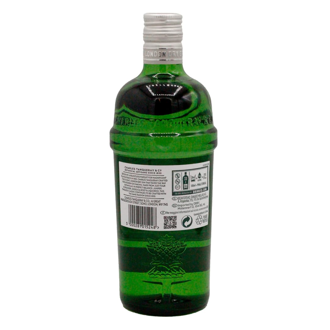 Tanqueray London dry gin.