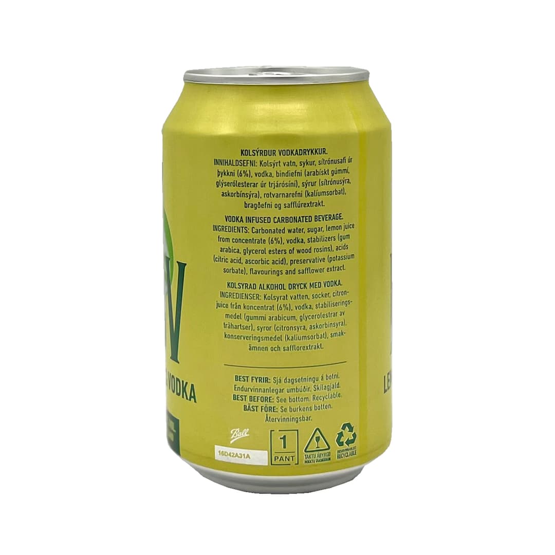 LoV límonaði & vodka - afsláttur vegna dagsetningar.