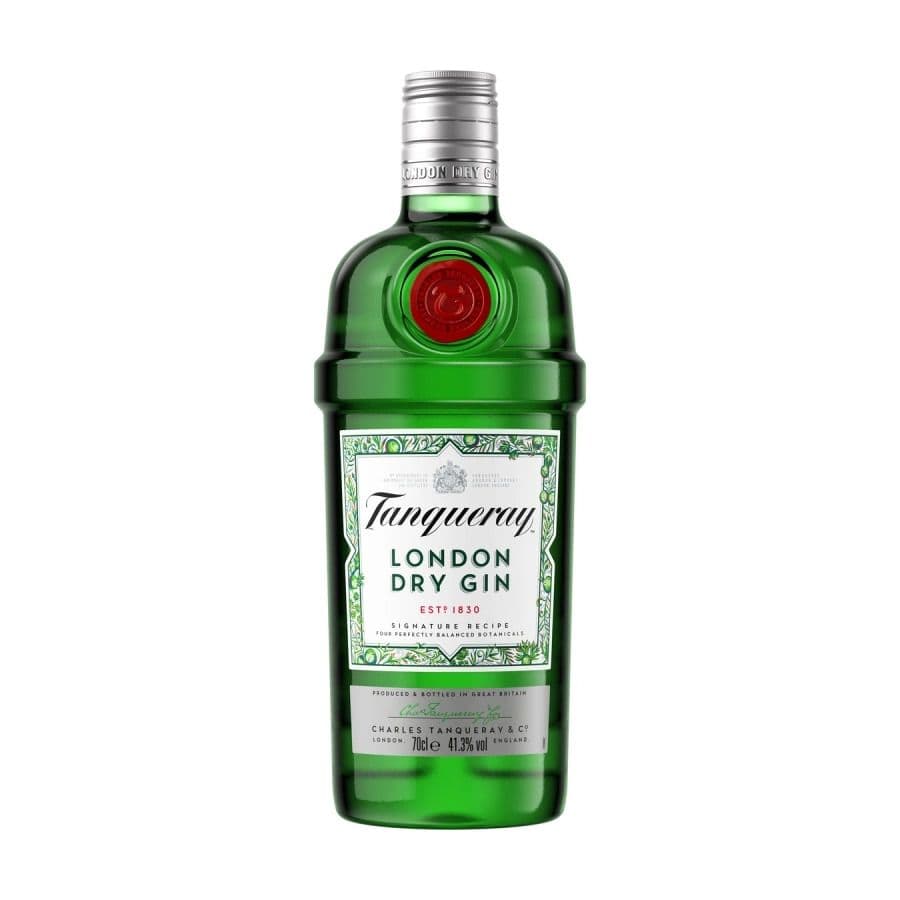 Tanqueray London dry gin.