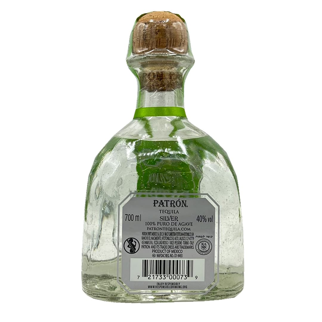 Patron Silver Tequila 100% Agave