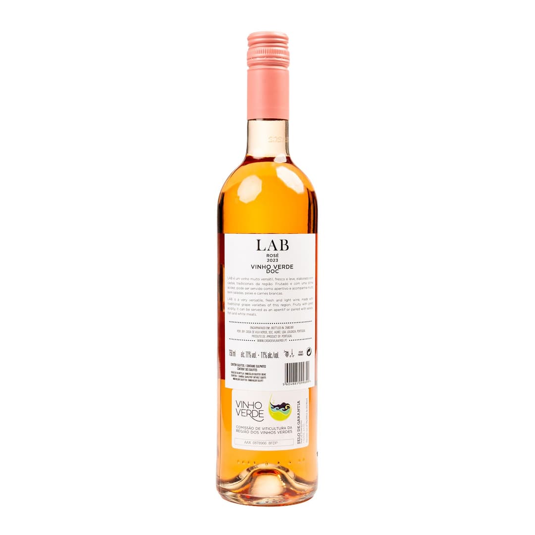 Lab Vinho Verde Rosé