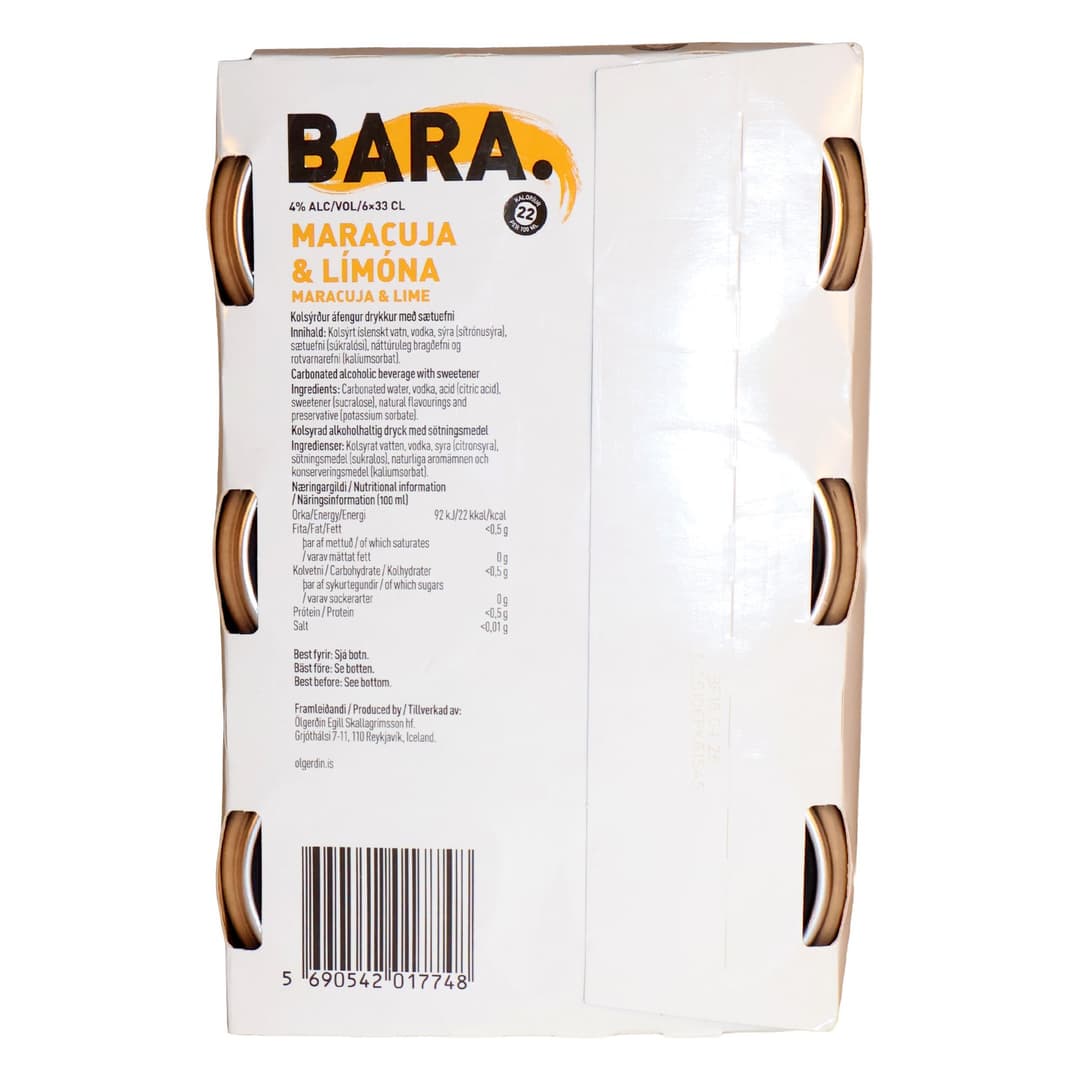 Bara Maracuja & límóna